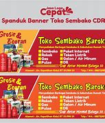 Banner Toko Sembako Dan Pulsa